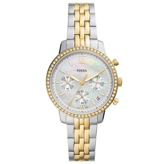 Fossil FES5216 36 mm Altın Rengi / Metalik Gri Kadın Kol Saati