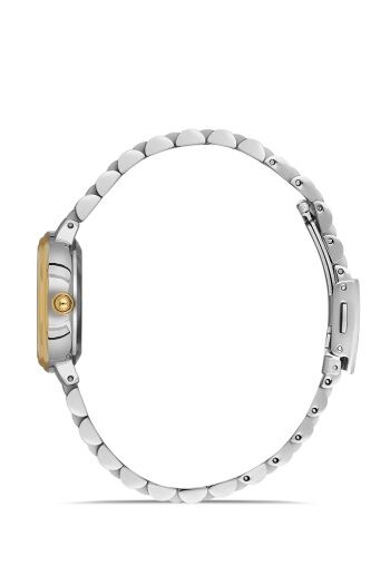 Ferro FL21493A-D Quartz Çelik Sarı Gri 28 mm Kadın Kol Saati