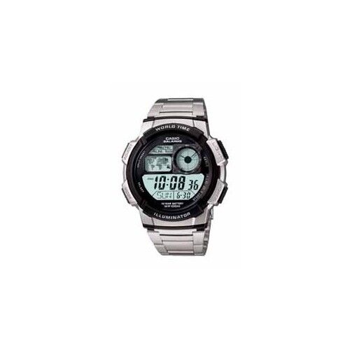Casio AE-1000WD-1AVDF Quartz Çelik Gri Organik Cam 44 mm Erkek Kol Saati