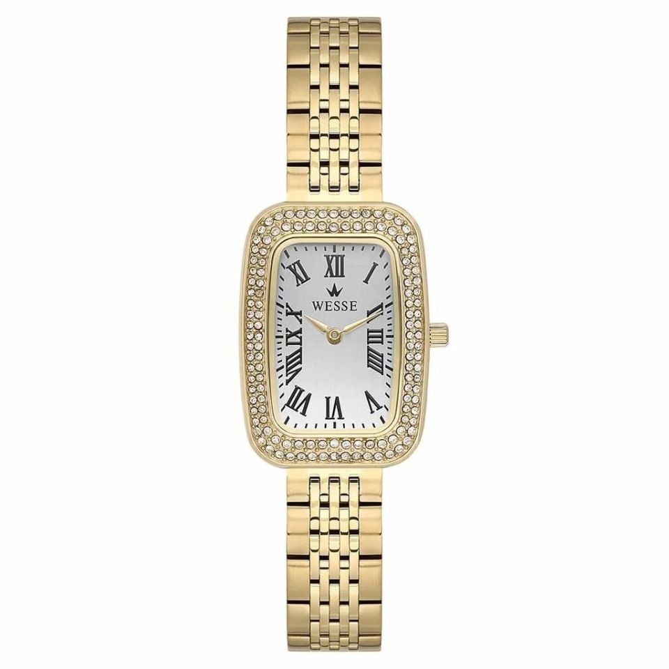 Wesse WWL113802 Quartz Çelik Altın Rengi Kadın Kol Saati