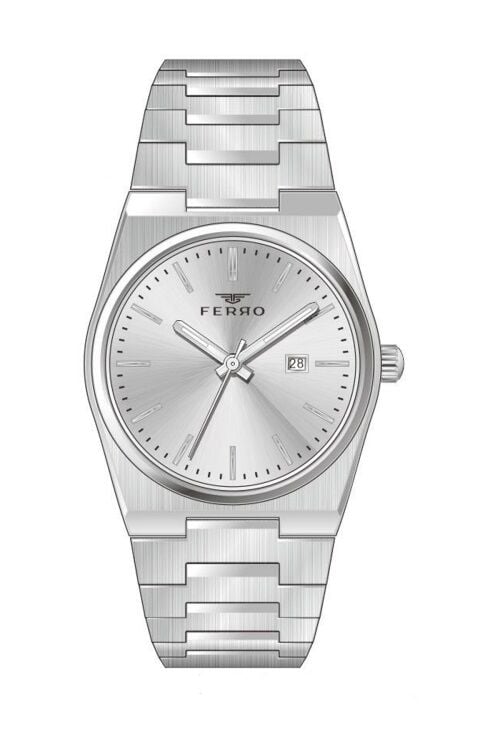 Ferro Gümüş Çelik Kordon Kadın Kol Saati FL21495A-A 3ATM Su Geçirmez 2 Yıl Garantili HediyePaketli