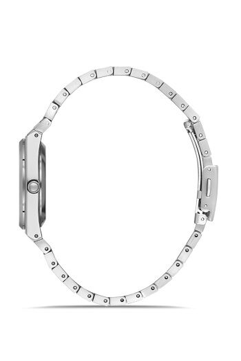 Ferro Quartz Çelik Gri Turkuaz Kadran 32 mm Kadın Kol Saati