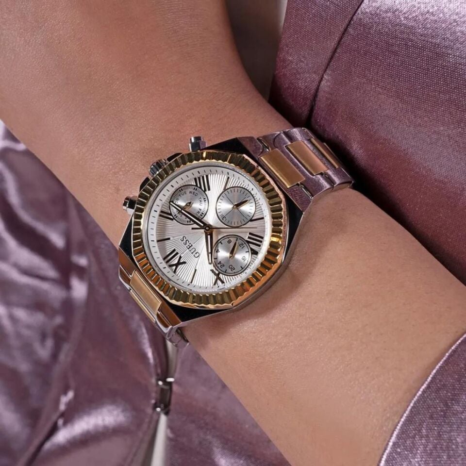 Guess GUGW0769L3 Quartz Çelik Altın/Gri 38 mm Kadın Kol Saati