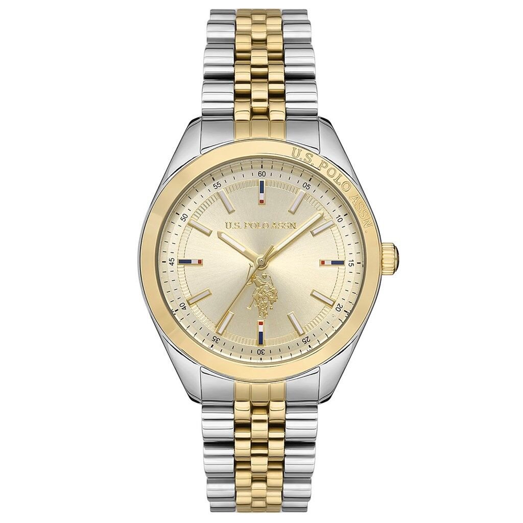 U.s. Polo Assn. USPA2041-07 Quartz Çelik Altın/Gri 37 mm Kadın Kol Saati