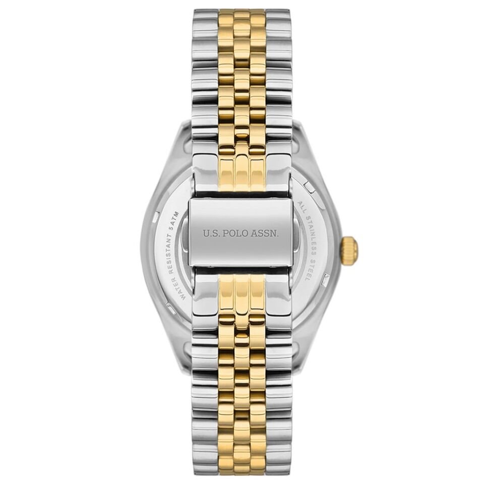 U.s. Polo Assn. USPA2041-07 Quartz Çelik Altın/Gri 37 mm Kadın Kol Saati