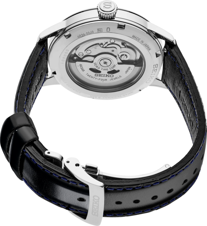 Seiko SSK049J Otomatik Deri Siyah 41 mm Erkek Kol Saati