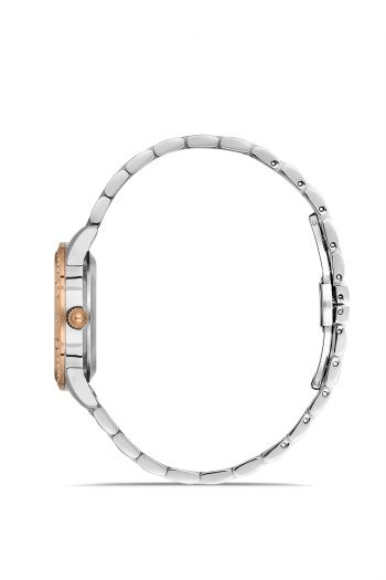 Ferro Quartz Çelik Rose/Gri Kırmızı Kadran 32 mm Kadın Kol Saati