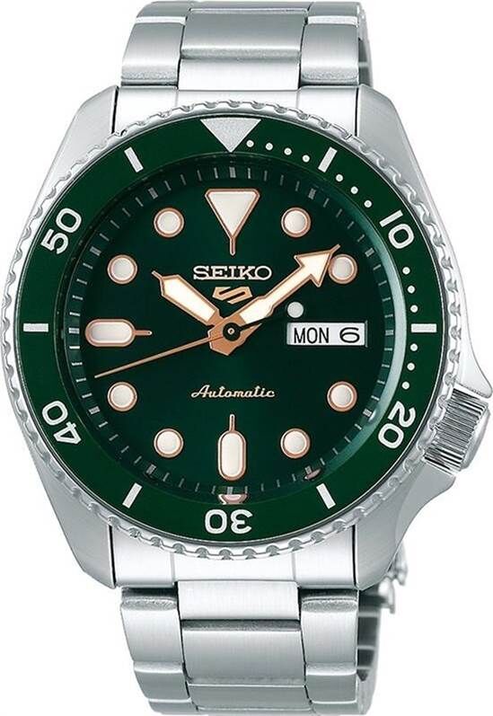 Seiko SRPD63K1 Otomatik Çelik Gri Yeşil Kadran Hardlex Cam 10 ATM 42 mm Erkek Kol Saati