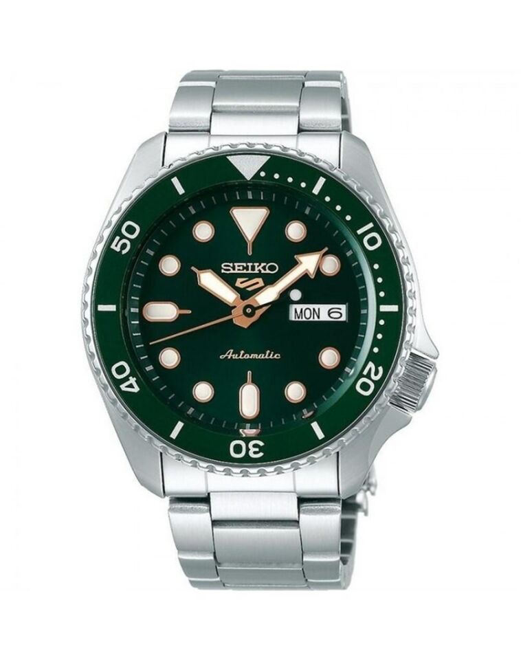 Seiko SRPD63K1 Otomatik Çelik Gri Yeşil Kadran Hardlex Cam 10 ATM 42 mm Erkek Kol Saati