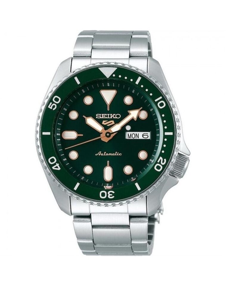 Seiko SRPD63K1 Otomatik Çelik Gri Yeşil Kadran Hardlex Cam 10 ATM 42 mm Erkek Kol Saati