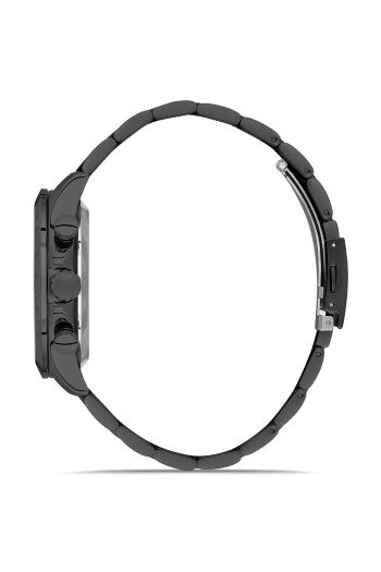 Ferro Quartz Çelik Siyah 44 mm Fonksiyonları Aktif  Erkek Kol Saati