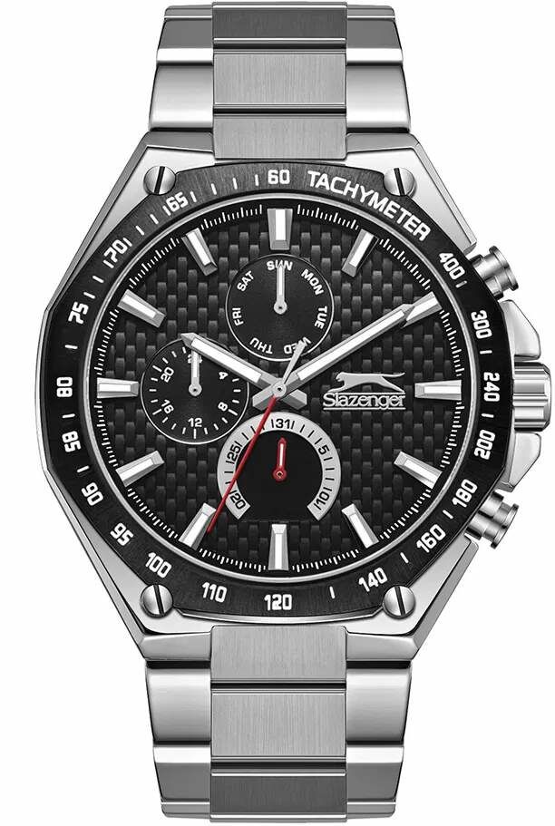 Slazenger SL.09.2325.2.01 Quartz Çelik Gri 47 mm Erkek Kol Saati