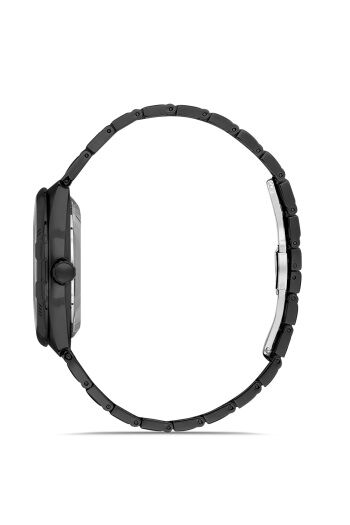 Ferro Siyah Çelik Kordon Erkek Kol Saati F11471A-G 3 ATM Su Geçirmez 2 Yıl Garantili Hediye Paketli