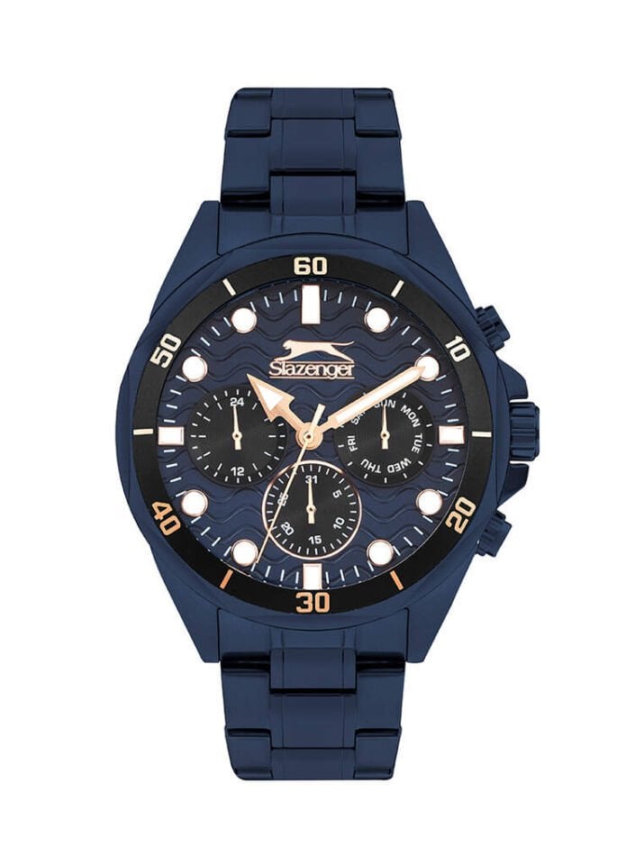 Slazenger SL.09.2383.2.07 Quartz Çelik Lacivert 45 mm Erkek Kol Saati