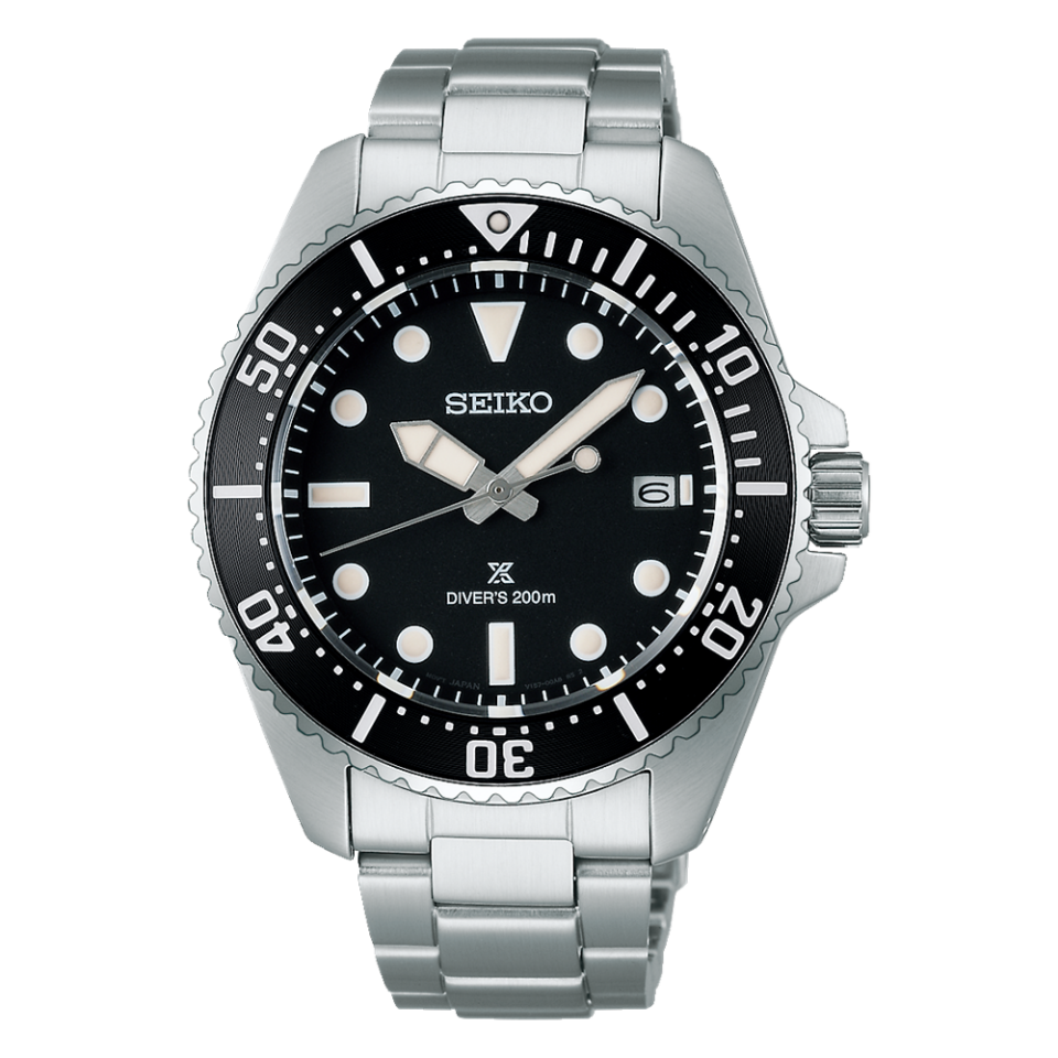 Seiko SNE597P1 Solar Çelik Gri Siyah Kadran 20 ATM 41 mm Erkek Kol Saati