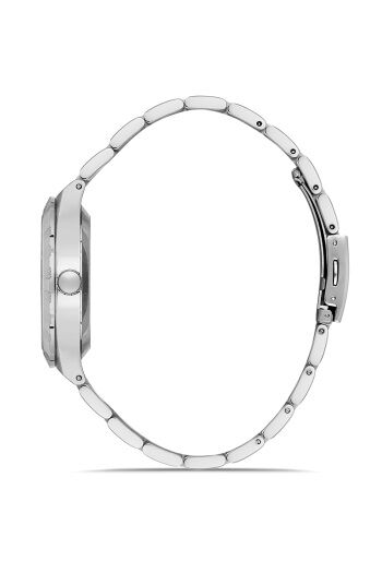 Ferro Gümüş Çelik Kordon Erkek Kol Saati F11474A-A6 3 ATM Su Geçirmez 2 Yıl Garantili Hediye Paketli