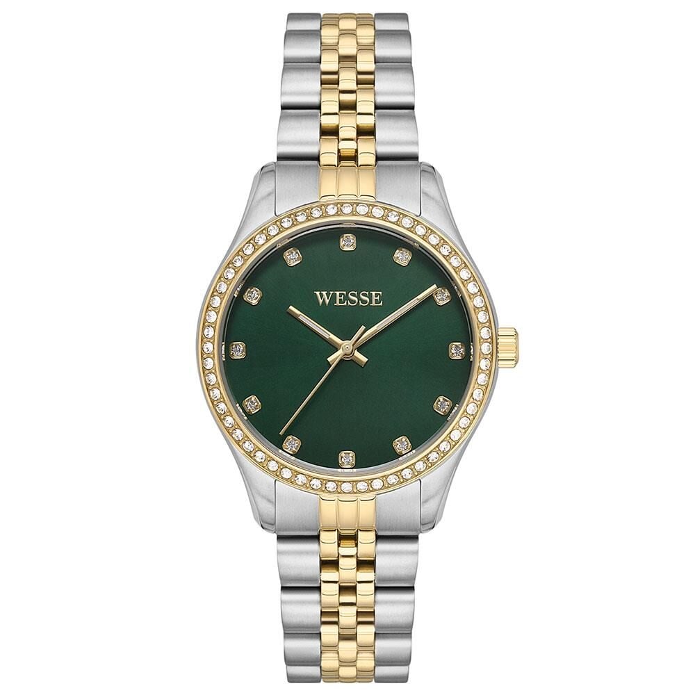 Wesse WWL109703 34 mm Altın Rengi / Metalik Gri Kadın Kol Saati