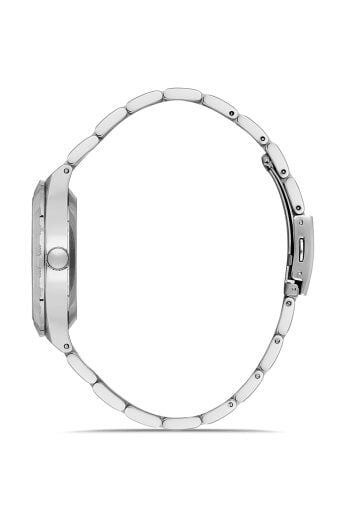 Ferro F11474A-A3 Quartz Çelik Gri Lacivert Kadran 41 mm Erkek Kol Saati