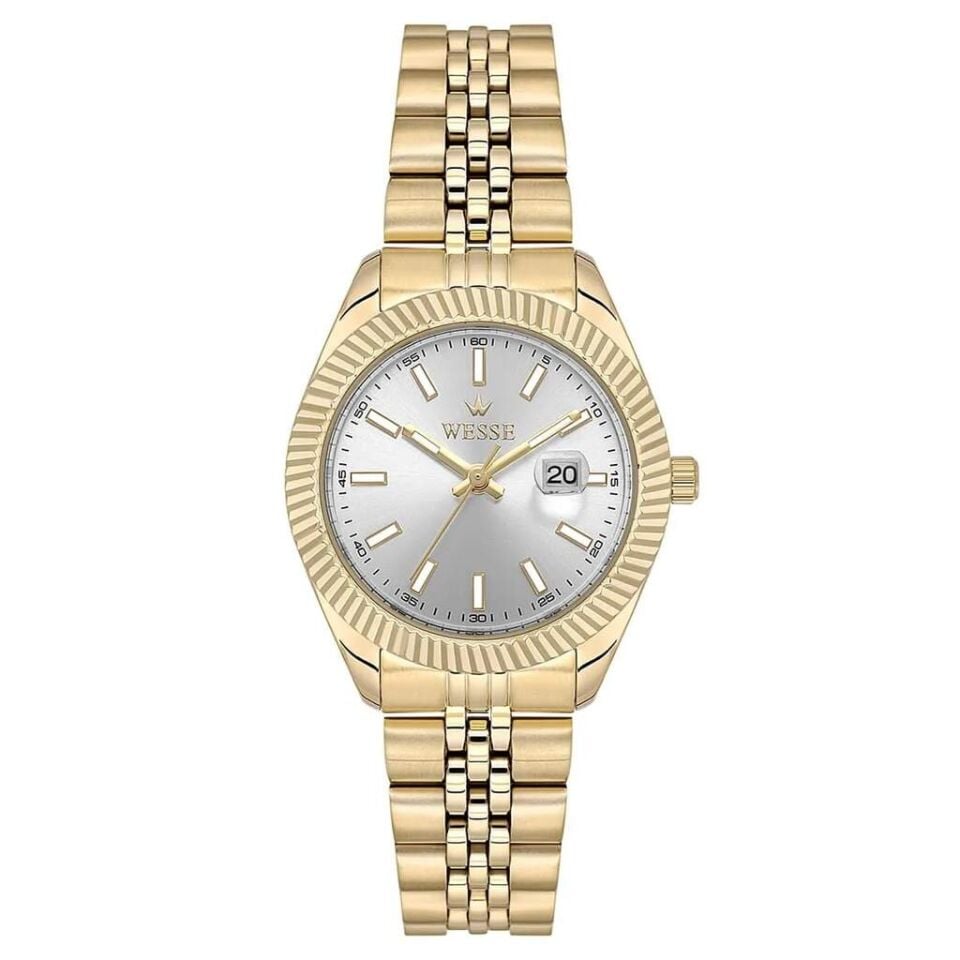 Wesse WWL1115B10 Quartz Çelik Altın Rengi 32 mm Kadın Kol Saati
