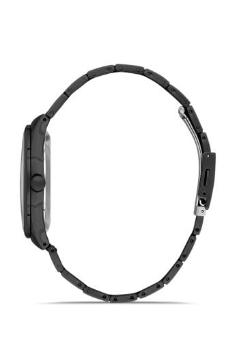 Ferro Quartz Çelik Siyah 43 mm Erkek Kol Saati