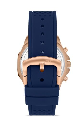 Ferro Lacivert Silikon Kordon Erkek Kol Saati FM31398A-T