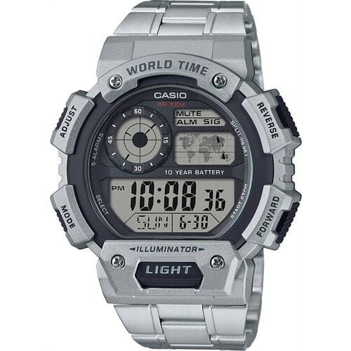 Casio AE-1400WHD-1AVDF Quartz Çelik Gri 51 mm Erkek Kol Saati