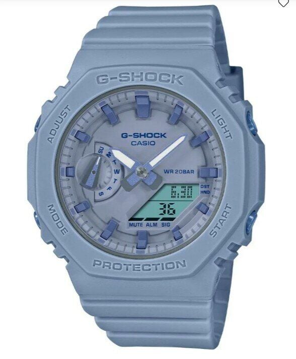 Casio GMA-S2100BA-2A2DR Quartz Silikon Mor 20 ATM 43 mm Kadın Kol Saati
