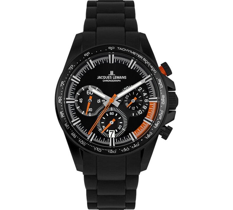 Jacques Lemans Liverpool JL.1-2127H Quartz Çelik Siyah 10 ATM 40 mm Erkek Kol Saati