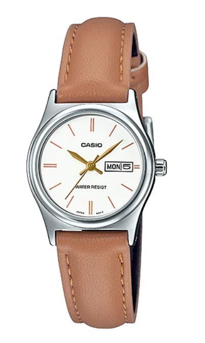 Casio LTP-V006L-7B2UDF Quartz Deri Kahve 25 mm Kadın Kol Saati