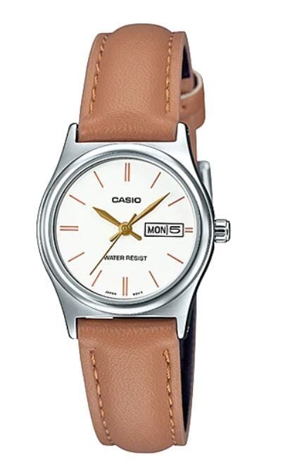 Casio LTP-V006L-7B2UDF Quartz Deri Kahve 25 mm Kadın Kol Saati