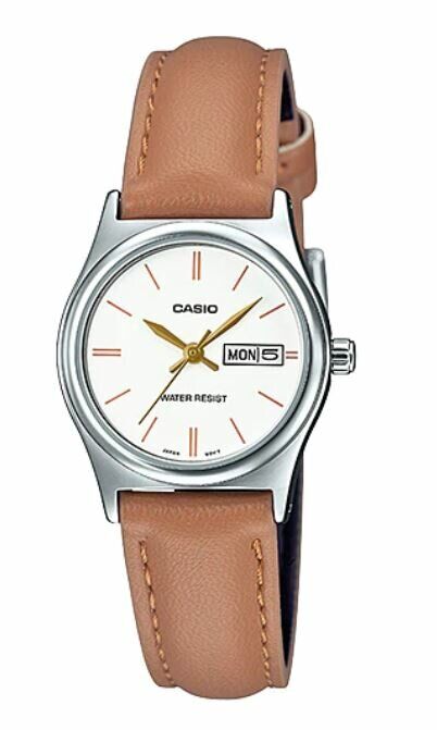 Casio LTP-V006L-7B2UDF Quartz Deri Kahve 25 mm Kadın Kol Saati