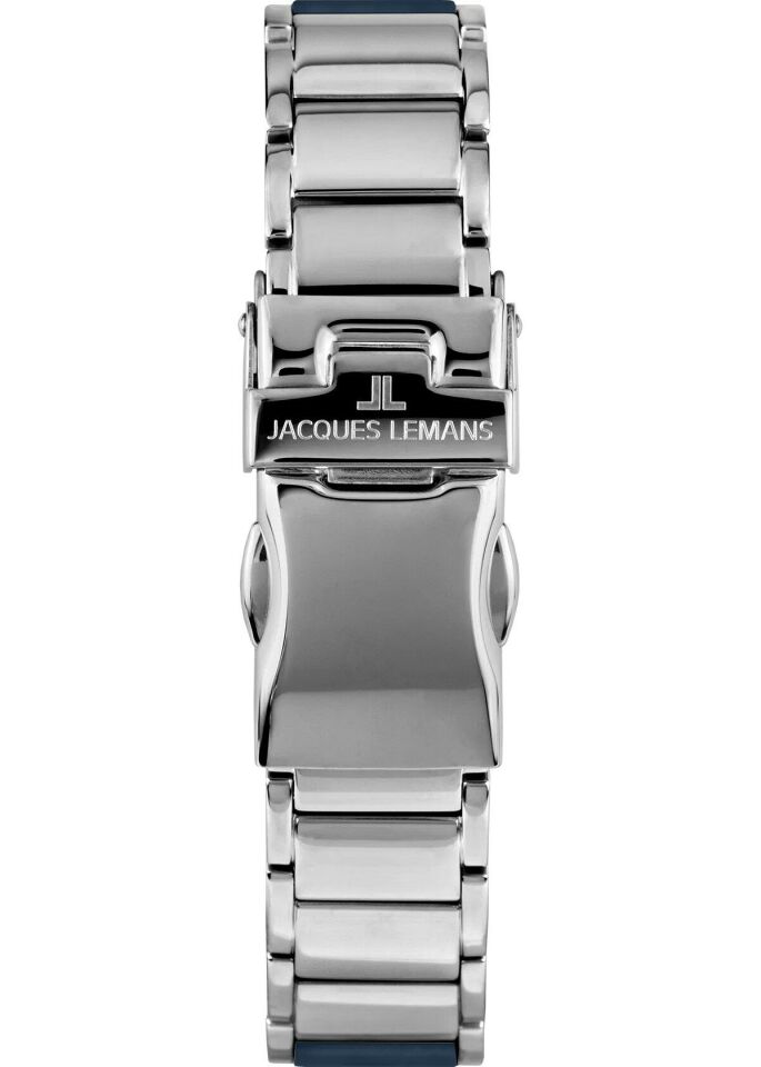 Jacques Lemans Monaco 42-7Y Quartz Çelik+Seramik Mavi 10 ATM 34 mm Kadın Kol Saati