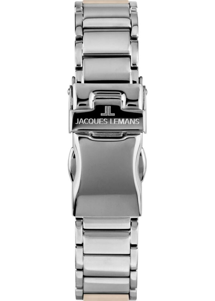 Jacques Lemans Monaco 42-7ZA Quartz Çelik+Seramik Pembe 10 ATM 34 mm Kadın Kol Saati