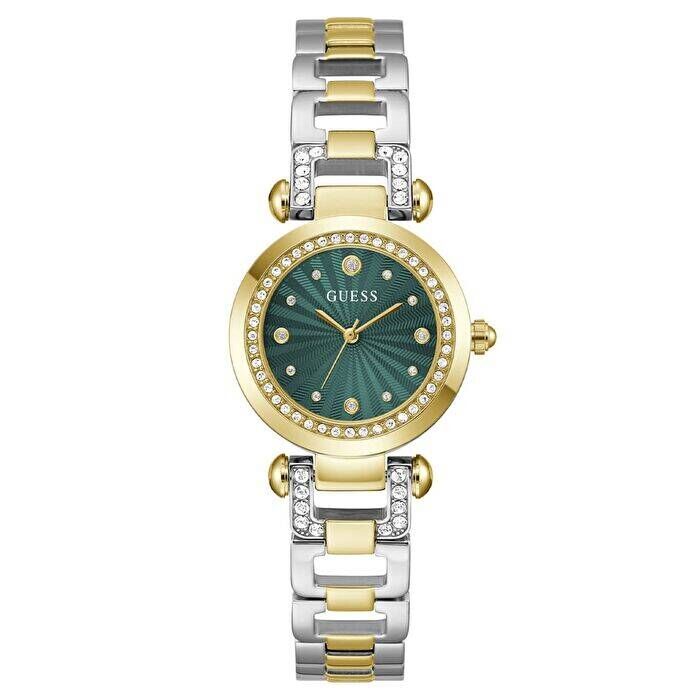 Guess GUGW0869L1 Quartz Çelik Gri Altın Rengi 30 mm Kadın Kol Saati