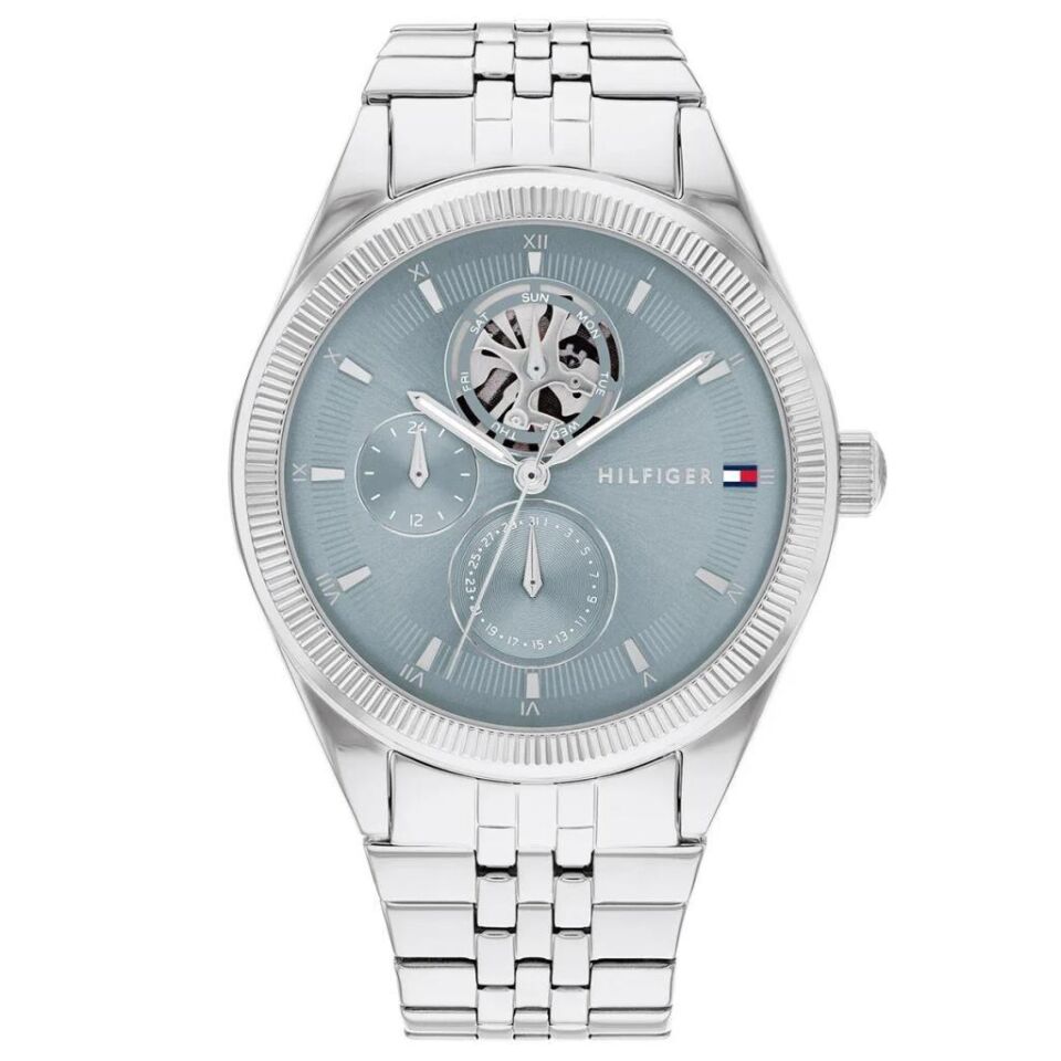 Tommy Hilfiger TH1782714 Quartz Çelik Gri Mavi Kadran 38 mm Kadın Kol Saati