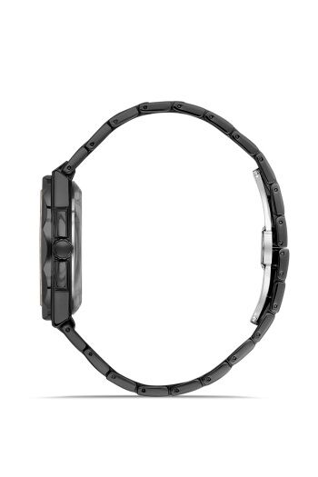 Ferro F11498AWT-G Quartz Çelik Siyah 43 mm Erkek Kol Saati