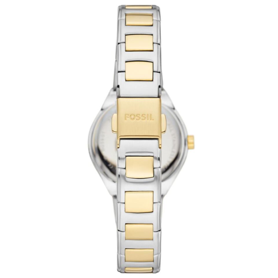 Fossil FBQ3802 Quartz Çelik Altın/Gri 30 mm Kadın Kol Saati