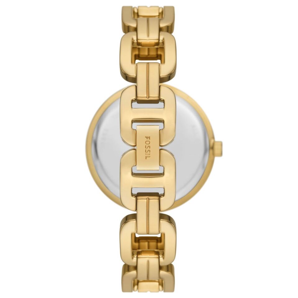 Fossil FBQ3852 Quartz Çelik Altın Rengi Beyaz 32 mm Kadın Kol Saati