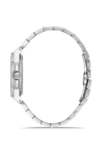 Ferro F11500AWT-A15 Quartz Çelik Gri Turkuaz Kadran 42 mm Erkek Kol Saati