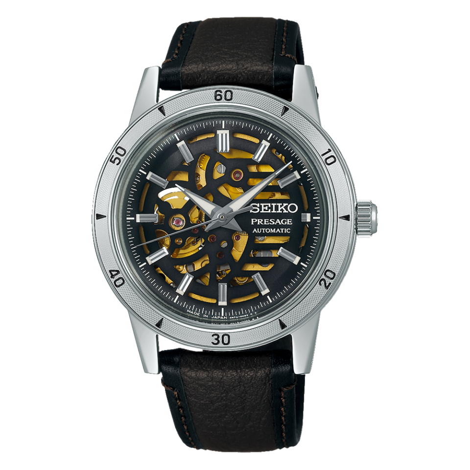 Seiko SSA461J Otomatik Deri Siyah 40 mm Erkek Kol Saati