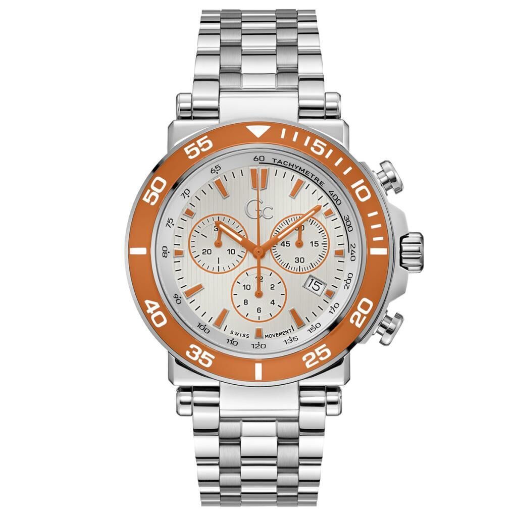 Gc GCZ14010G1MF Quartz Çelik Gri 10 ATM 44 mm Erkek Kol Saati