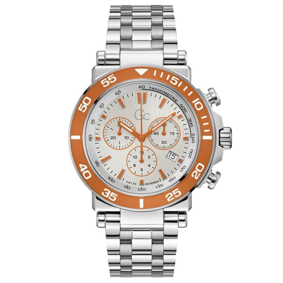 Gc GCZ14010G1MF Quartz Çelik Gri 10 ATM 44 mm Erkek Kol Saati