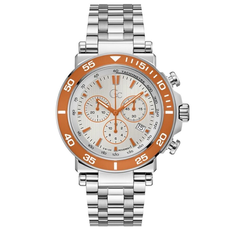Gc GCZ14010G1MF Quartz Çelik Gri 10 ATM 44 mm Erkek Kol Saati
