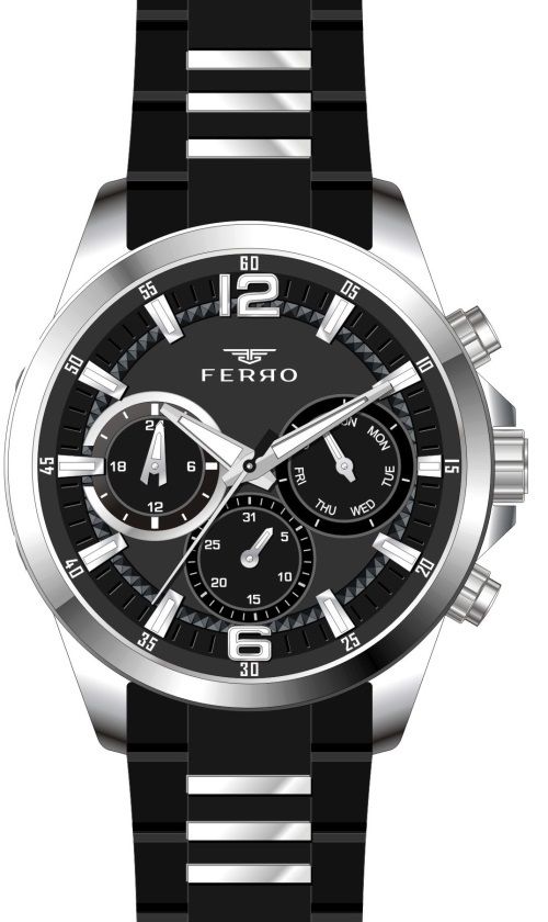 Ferro FM31362D-J2 46 mm Siyah Erkek Kol Saati