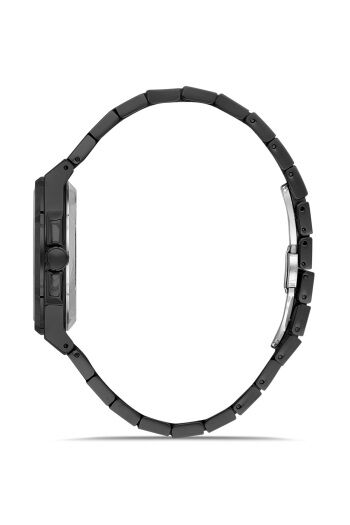 Ferro F11500AWT-G Quartz Çelik Siyah 42 mm Erkek Kol Saati