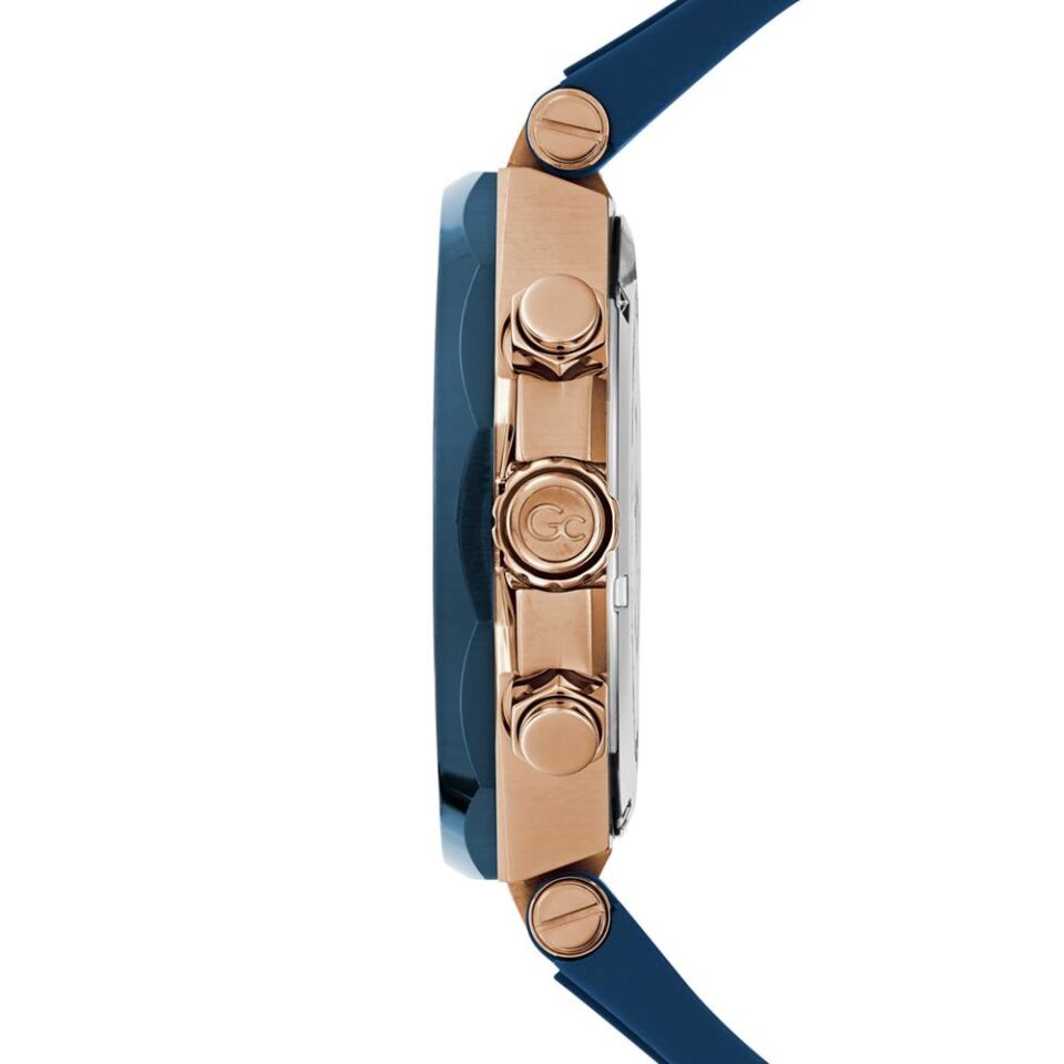 Gc GCZ18006G7MF Quartz Silikon Mavi 10 ATM 44 mm Erkek Kol Saati