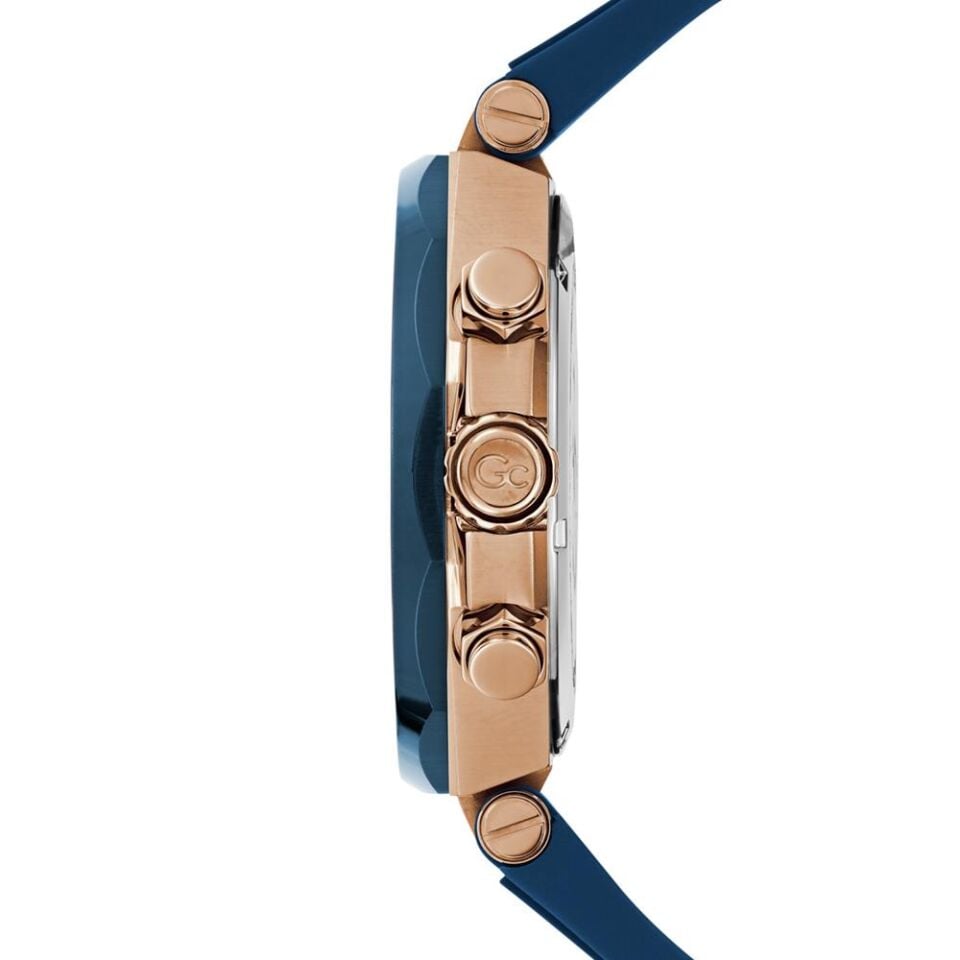 Gc GCZ18006G7MF Quartz Silikon Mavi 10 ATM 44 mm Erkek Kol Saati