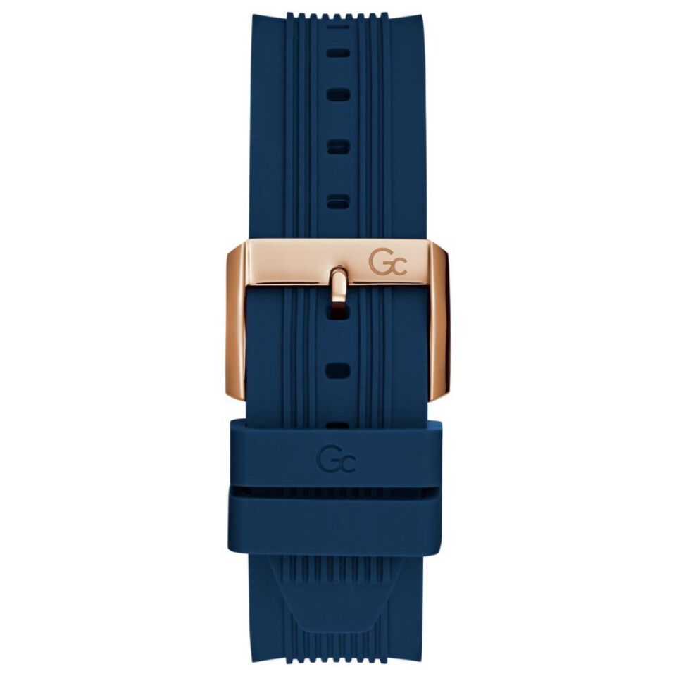 Gc GCZ18006G7MF Quartz Silikon Mavi 10 ATM 44 mm Erkek Kol Saati
