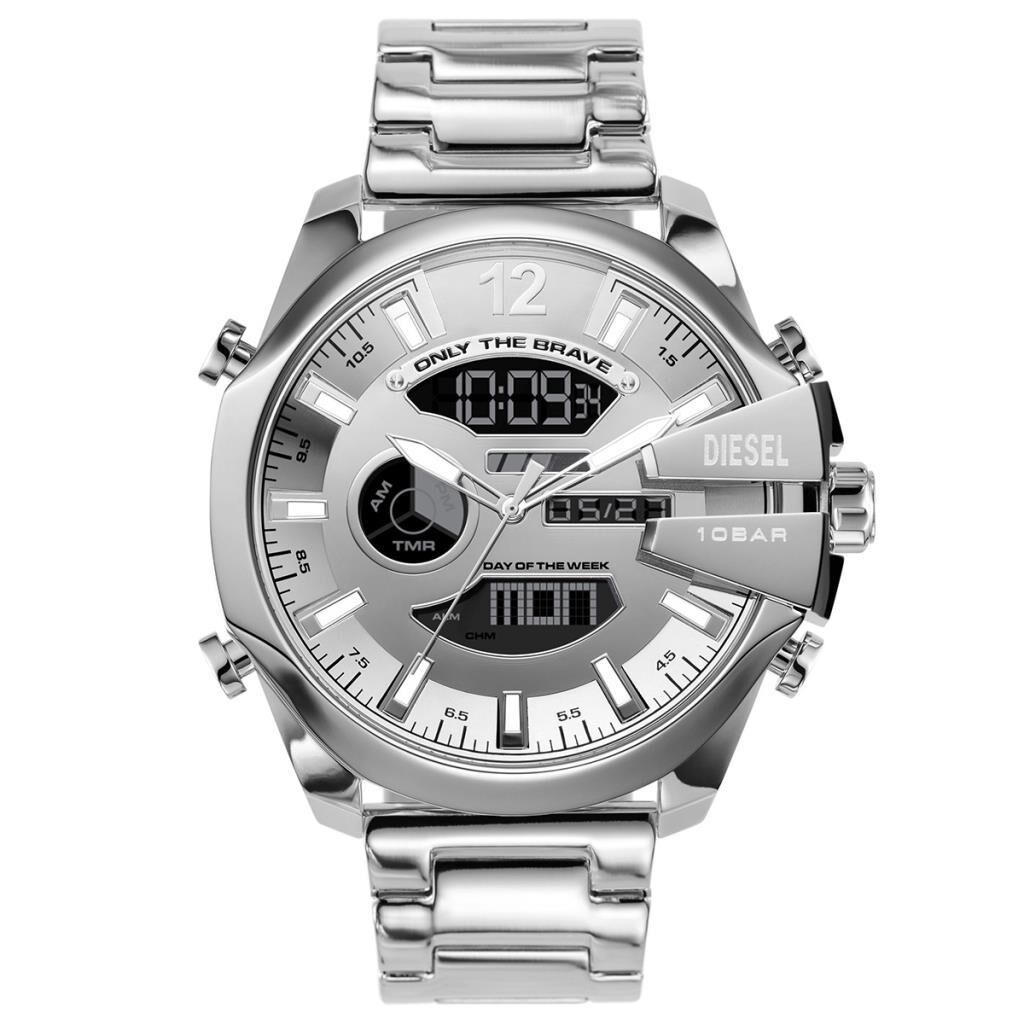 Diesel DZ4648 Quartz Çelik Gri 10 ATM 51 mm Erkek Kol Saati