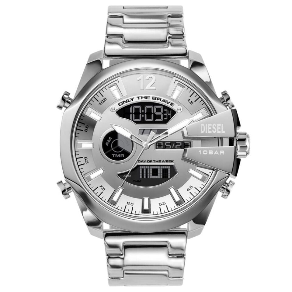 Diesel DZ4648 Quartz Çelik Gri 10 ATM 51 mm Erkek Kol Saati